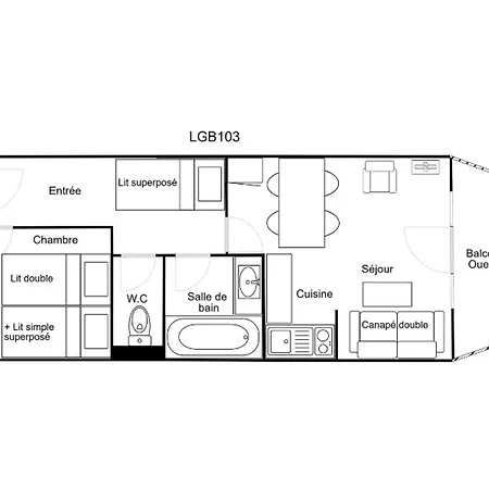 Confortable 2 Pieces, Skis Aux Pieds, Proche Commerces, 4 Personnes - Fr-1-182a-39 Apartmán Courchevel