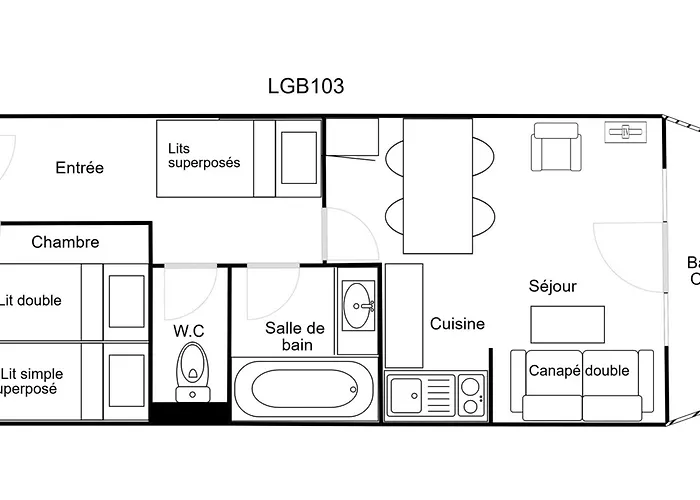 דירה Confortable 2 Pieces, Skis Aux Pieds, Proche Commerces, 4 Personnes - Fr-1-182a-39